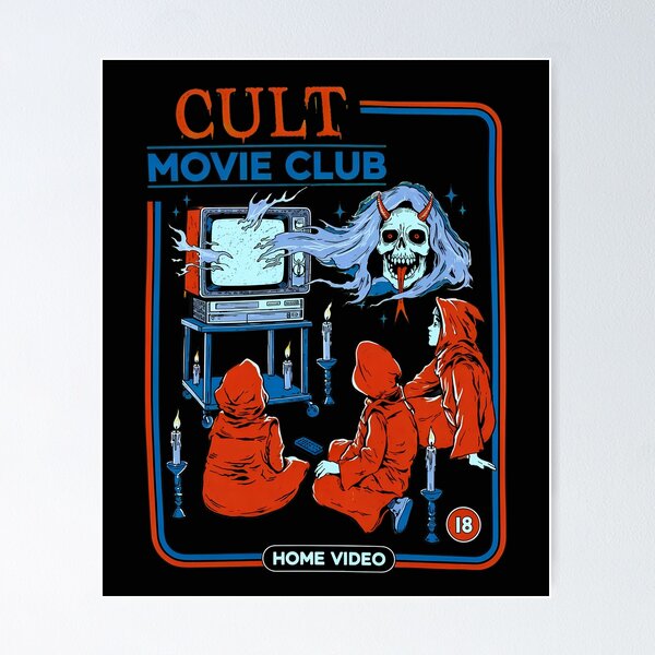 Item preview, Cult Movie Club Retro Horror Television designed and sold by SARALINDO.