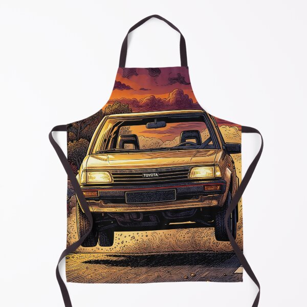 Item preview, Toyota Starlet EP70 EP71 Retro Jump Art designed and sold by Racing Art Store.
