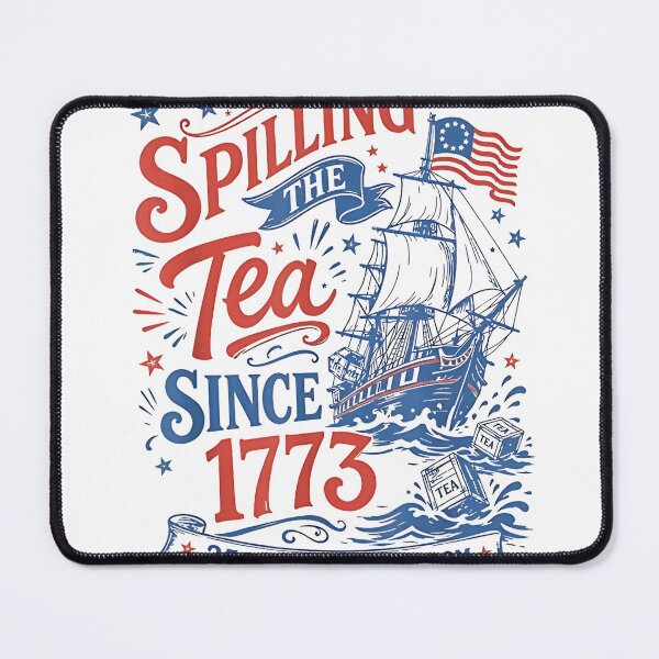 Item preview, Spilling The Tea Since 1773 History Teacher Funny 4th July T-Shirt designed and sold by Otako88.
