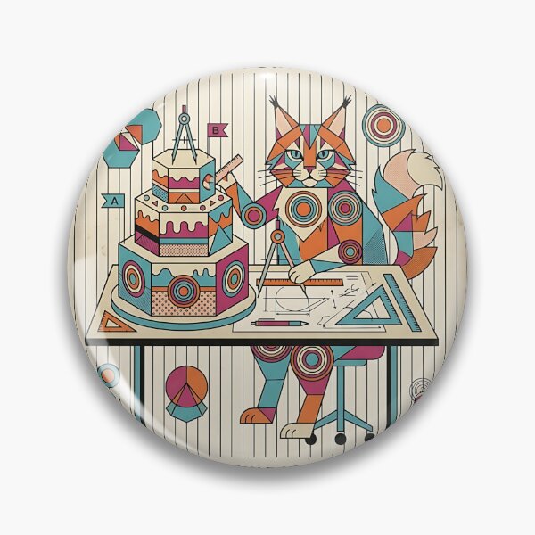 Item preview, Maine Coon Pastry Architect designed and sold by PictoVibe.