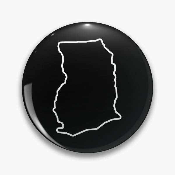 Item preview, Ghana Country Outline GH designed and sold by shitpostee.