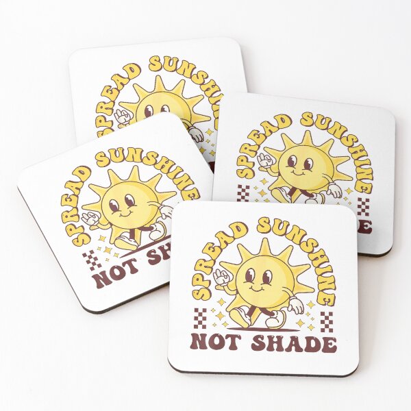 Item preview, Spread Sunshine Not Shade Cute Groovy Kindness Positivity T-Shirt designed and sold by MithiOsh.