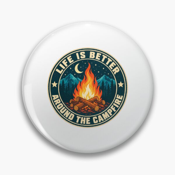 Item preview, Life Is Better Around The Campfire Vintage Design designed and sold by bobcatmarty.