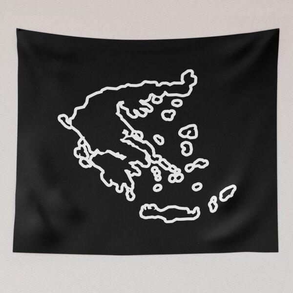 Item preview, Greece Country Outline GR designed and sold by shitpostee.