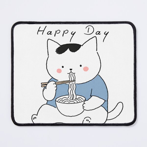 Item preview, Happy Day Cat Noodles designed and sold by Nicoart2077.