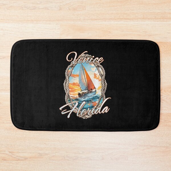 Item preview, Venice Florida Sailboat Sunset Rope Art designed and sold by desortxtorf.