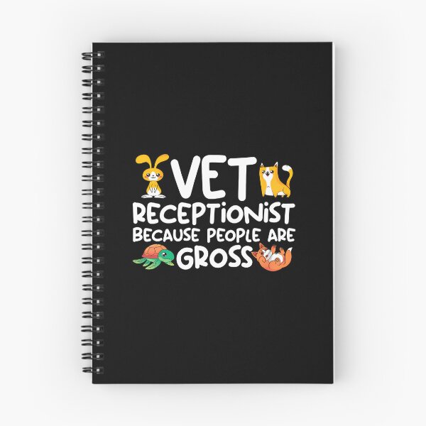 Item preview, Vet Receptionist Because People Are Gross Funny Animal designed and sold by pewittktvarner.