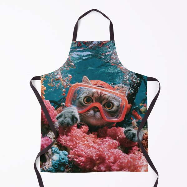 Item preview, Scuba Cat designed and sold by bubblyrainbow.