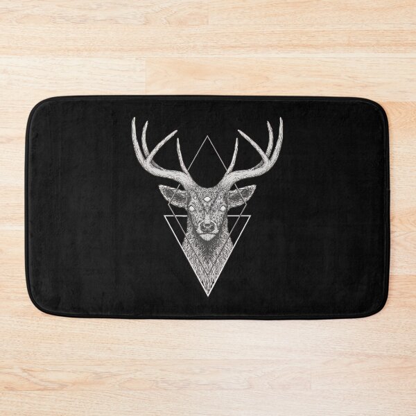 Item preview, Geometric Stag Animal Woodland  designed and sold by SARALINDO.