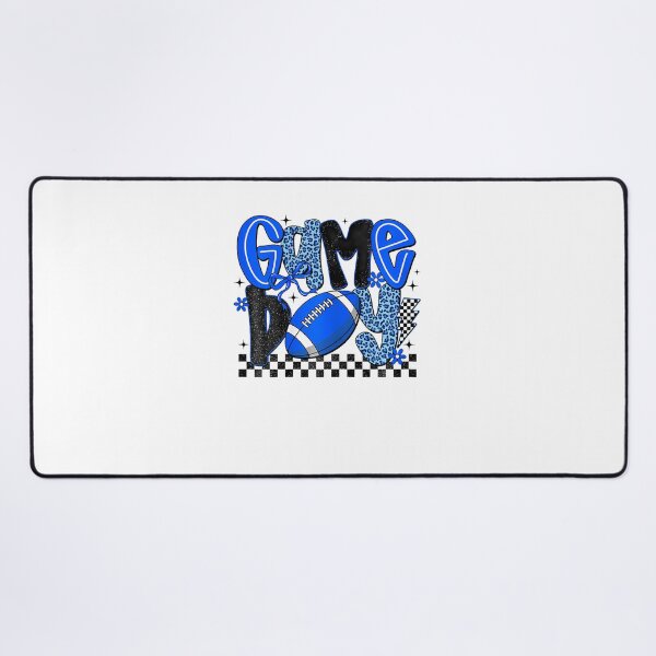 Item preview, Game Day Football Blue Leopard Touchdown Team Spirit Blue designed and sold by RealestInternet.