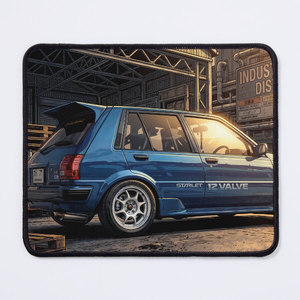 Item preview, Toyota Starlet EP70 EP71 Retro Art designed and sold by Racing Art Store.
