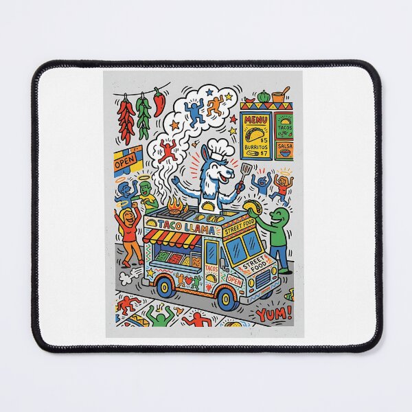 Item preview, Llama Taco Chef designed and sold by PictoVibe.