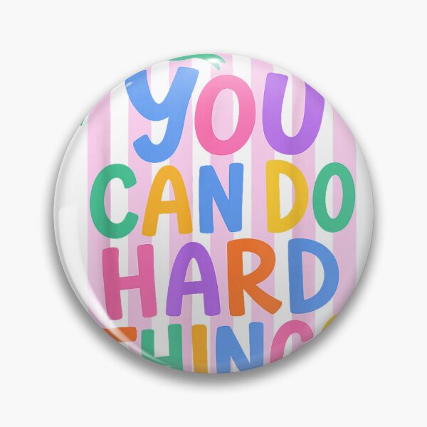 Item preview, Striped You Can Do Hard Things Motivational Teacher T-Shirt designed and sold by FandMdesign.