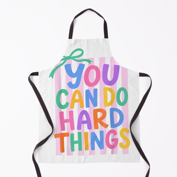 Item preview, Striped You Can Do Hard Things Motivational Teacher T-Shirt designed and sold by FandMdesign.