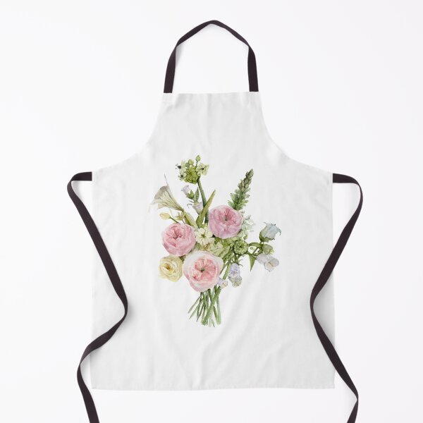 Artikelvorschau, Rosa Aquarell-Blumenstrauß – Botanische Blumenkunst in Pastellfarben entworfen und verkauft von Anyahei.