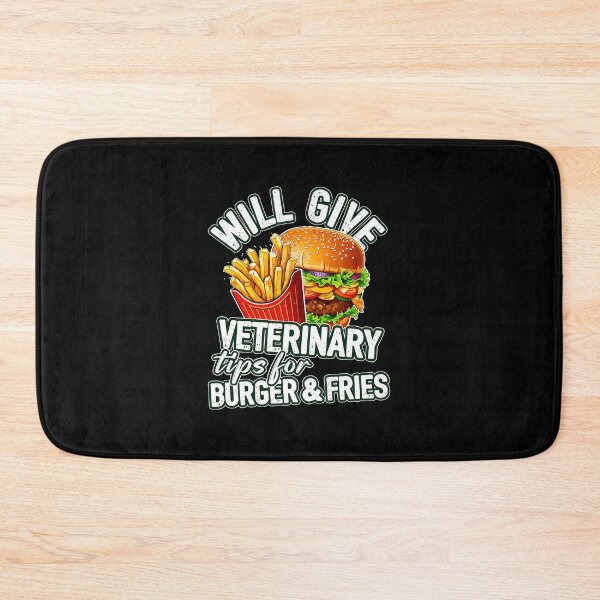 Item preview, Veterinary Tips for Burger and Fries Funny Gift designed and sold by paulisihbogut.