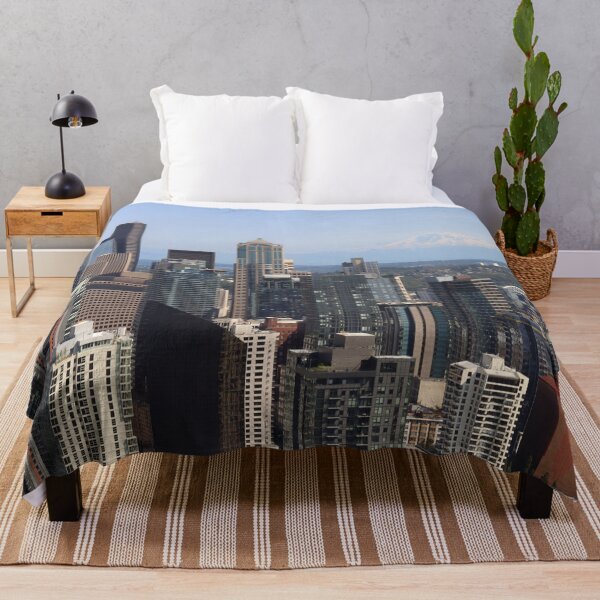 Item preview, Seattle city and Mount Rainier designed and sold by neta98.