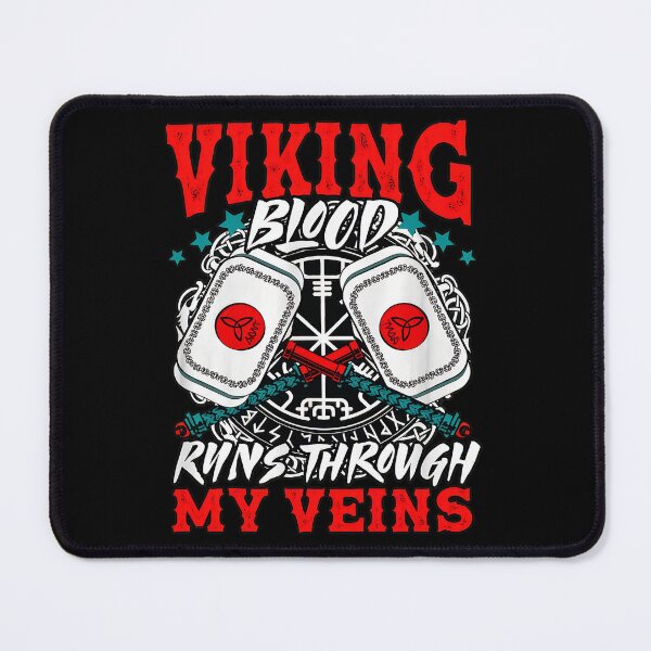 Item preview, Viking Blood Runs Through My Veins Warrior Graphic designed and sold by perowawbilton.