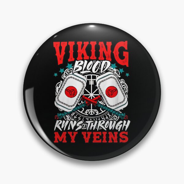 Item preview, Viking Blood Runs Through My Veins Warrior Graphic designed and sold by perowawbilton.