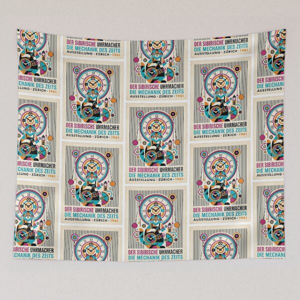 Item preview, Siberian Cat Clockmaker designed and sold by PictoVibe.