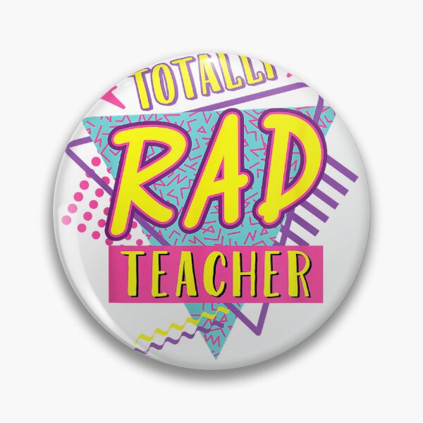 Item preview, Teacher 90's Totally Rad Teacher Vintage 1990s Nostalgic T-Shirt designed and sold by teluguredbubble.