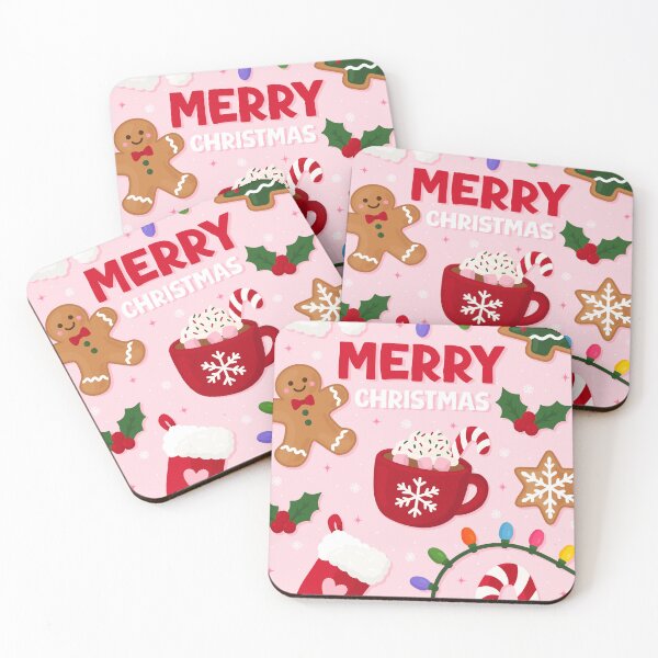 Item preview, Merry Christmas Cute Festive Pattern Design designed and sold by The Home Of Pink Peach.