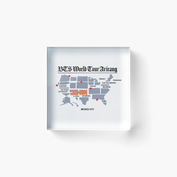 Item preview, BTS World Tour Map Jimin Graphic designed and sold by dexlawpie.