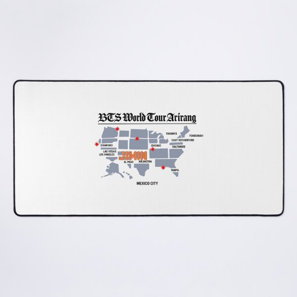 Item preview, BTS World Tour Map Jimin Graphic designed and sold by dexlawpie.