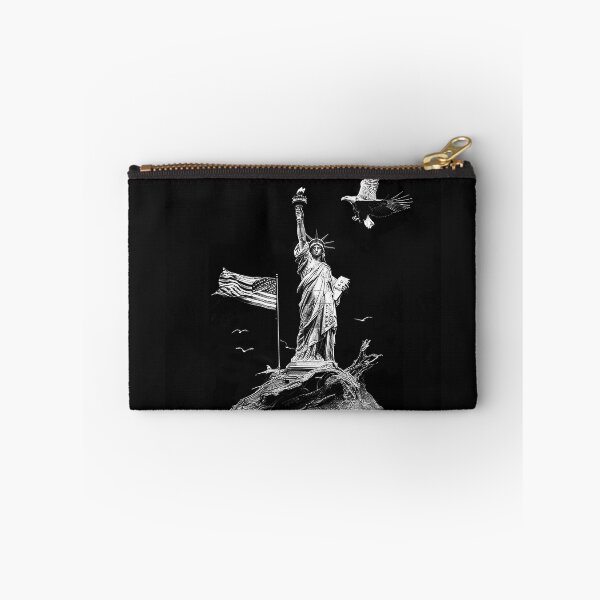 Item preview, Statue of Liberty American Eagle Flag Patriotic Art designed and sold by inkoutninja.
