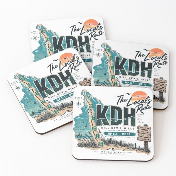 Item preview, Kill Devil Hills KDH Milepost Route designed and sold by The Coastal Route.