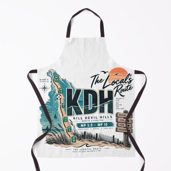 Item preview, Kill Devil Hills KDH Milepost Route designed and sold by The Coastal Route.