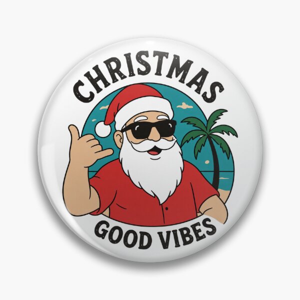 Item preview, Tropical Summer Santa Claus - Christmas Good Vibes designed and sold by wingoo22.