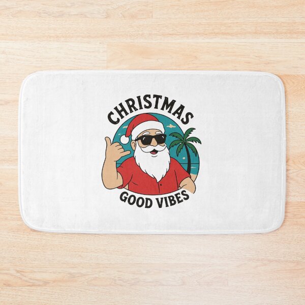 Item preview, Tropical Summer Santa Claus - Christmas Good Vibes designed and sold by wingoo22.
