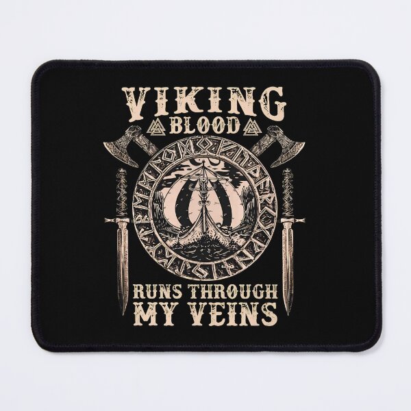 Item preview, Viking Blood Runs Through My Veins Nordic Warrior Design designed and sold by pewittktvarner.