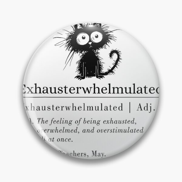 Item preview, Teacher Exhausterwhelmulated Exhausted Teacher Definition T-Shirt designed and sold by i-m-p-e-x.