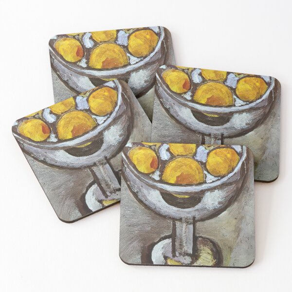 Item preview, A vase with oranges designed and sold by VeilOfPigments.