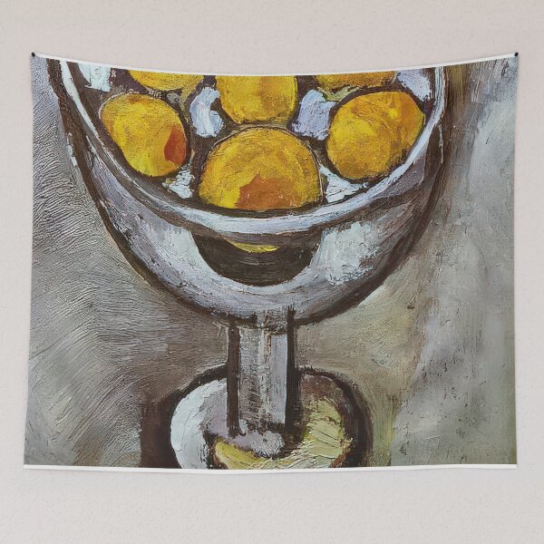 Item preview, A vase with oranges designed and sold by VeilOfPigments.