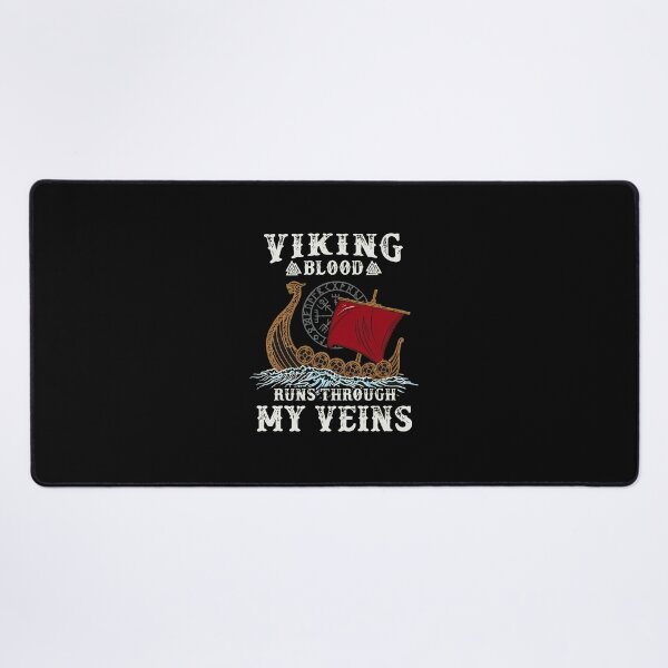 Item preview, Viking Blood Runs Through My Veins Warrior Graphic designed and sold by perowawbilton.