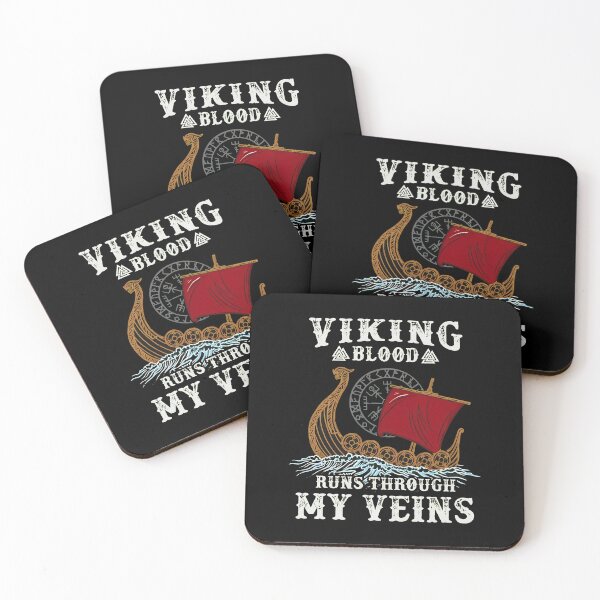Item preview, Viking Blood Runs Through My Veins Warrior Graphic designed and sold by perowawbilton.