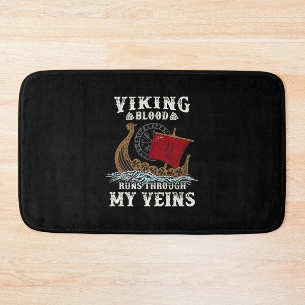 Item preview, Viking Blood Runs Through My Veins Warrior Graphic designed and sold by perowawbilton.