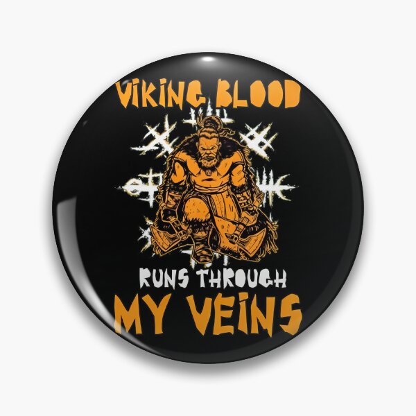 Item preview, Viking Blood Runs Through My Veins Warrior Helmet Axe designed and sold by desortxtorf.