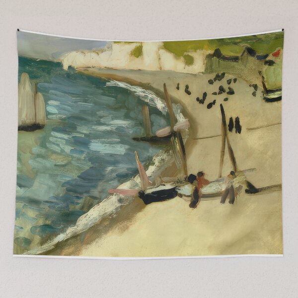 Item preview, Aht amont cliffs at etretat 1920 designed and sold by VeilOfPigments.