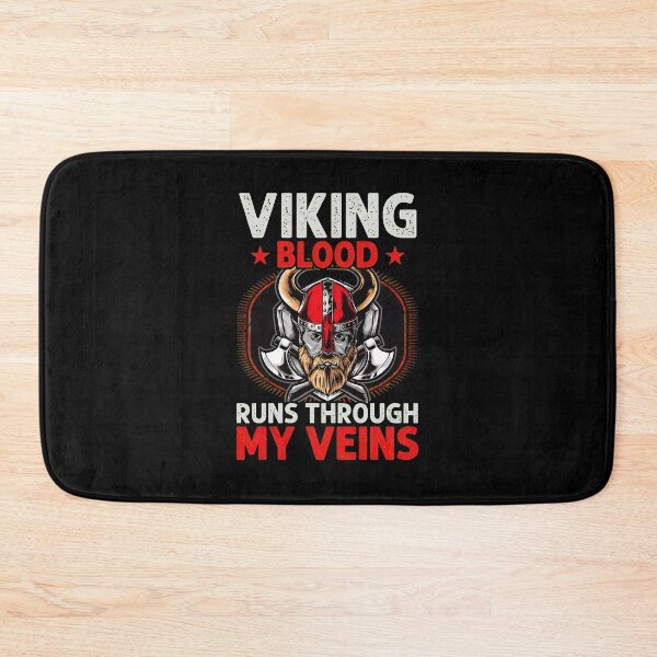 Item preview, Viking Blood Runs Through My Veins Warrior Helmet Axe designed and sold by pewittktvarner.