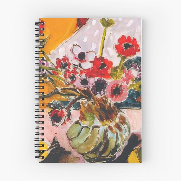 Item preview, Anemones and chinese vase 1943 designed and sold by VeilOfPigments.