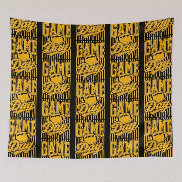 Item preview, Game Day Football Season Football Mom Gold Vibes Cheer designed and sold by RealestInternet.