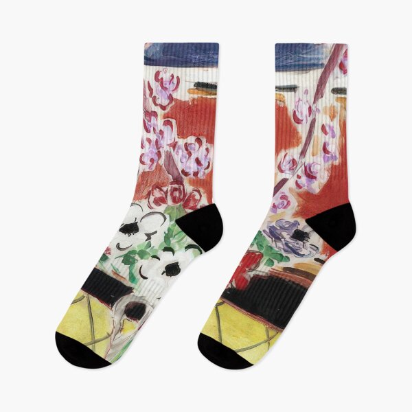 Item preview, Anemones and peach blossoms 1944 designed and sold by VeilOfPigments.