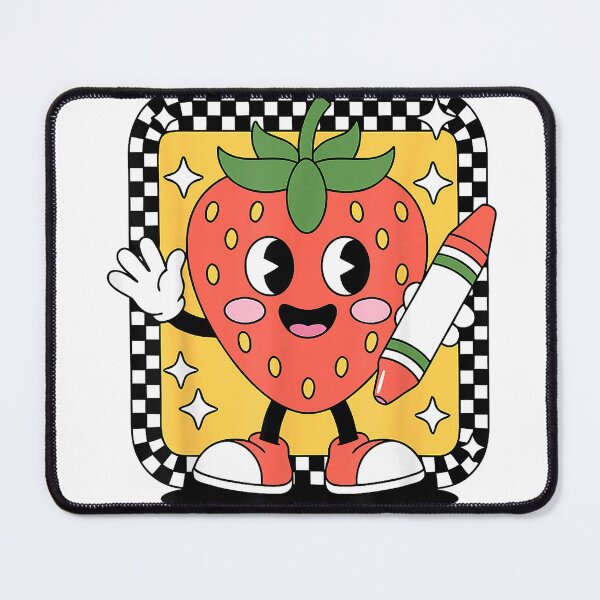 Item preview, Teacher Vintage Checkered Strawberry Teaching T-Shirt designed and sold by Cute-Pretty.