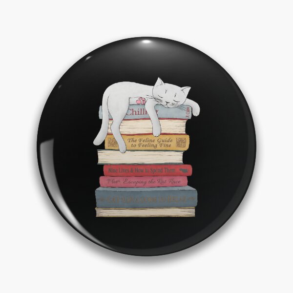 Item preview, Cat Napping On Books  designed and sold by SARALINDO.
