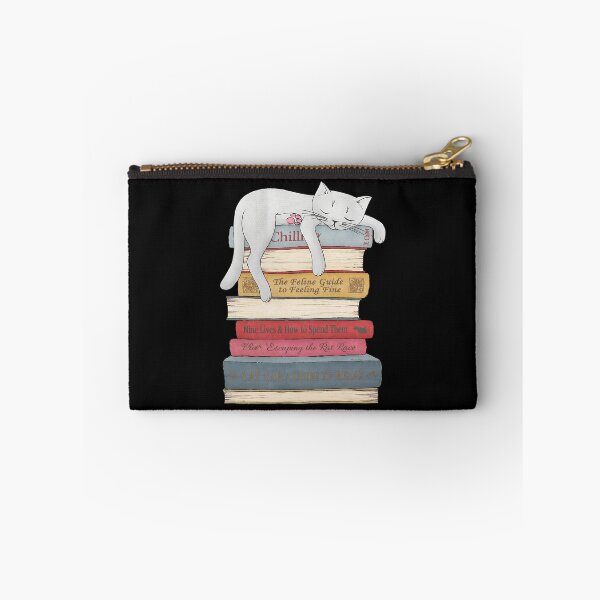 Item preview, Cat Napping On Books  designed and sold by SARALINDO.