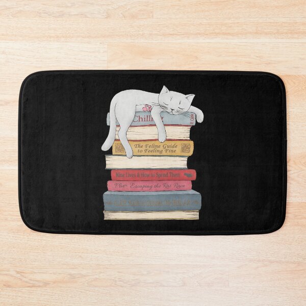 Item preview, Cat Napping On Books  designed and sold by SARALINDO.
